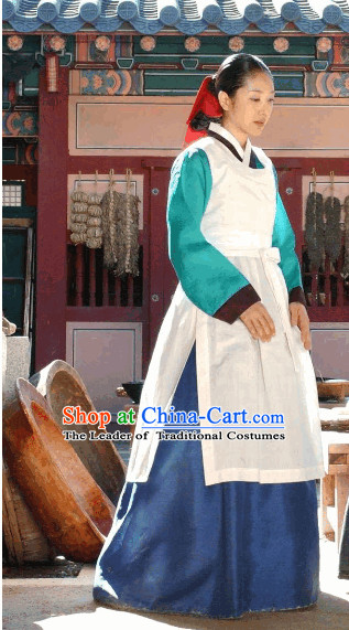Ancient Korean Palace Cooker Costume for Women