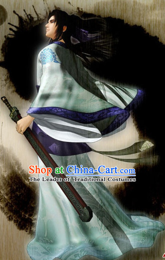 Chinese Cosplay Halloween Costumes for Swordsman