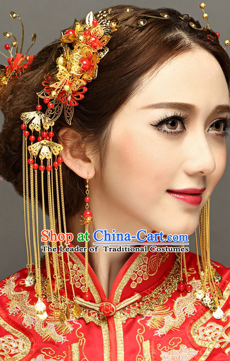 Traditional Chinese Bridal Hair Jewelry