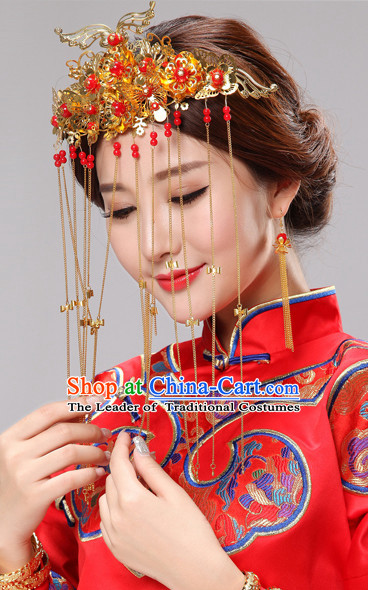 Traditional Chinese Bridal Wedding Hair Jewelry