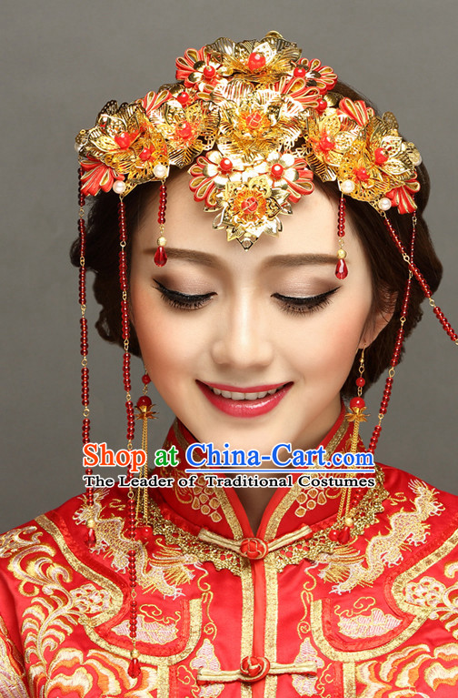 Traditional Chinese Bridal Wedding Hair Decorations