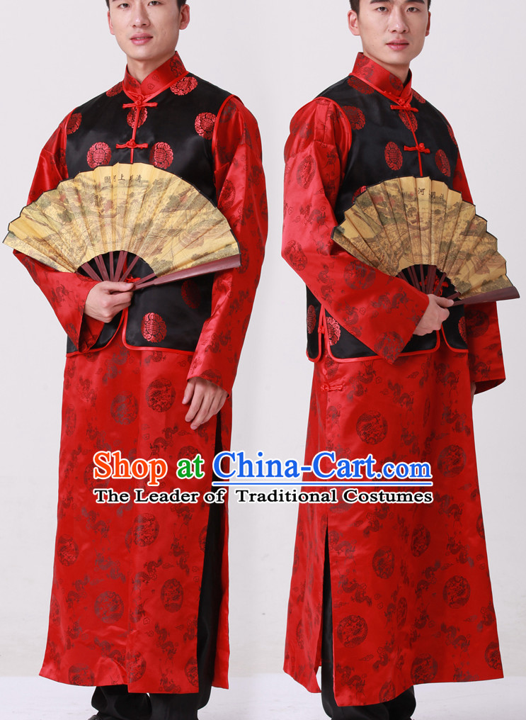 Chinese Classic Bridegroom Wedding Outfits