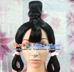Chinese Ancient Hair extensions Wigs Fascinators Toupee Hair Pieces Long Wigs for Girls