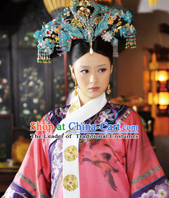 Chinese Qing Classic Palace Empress or Queen Phoenix Head Accessories Set