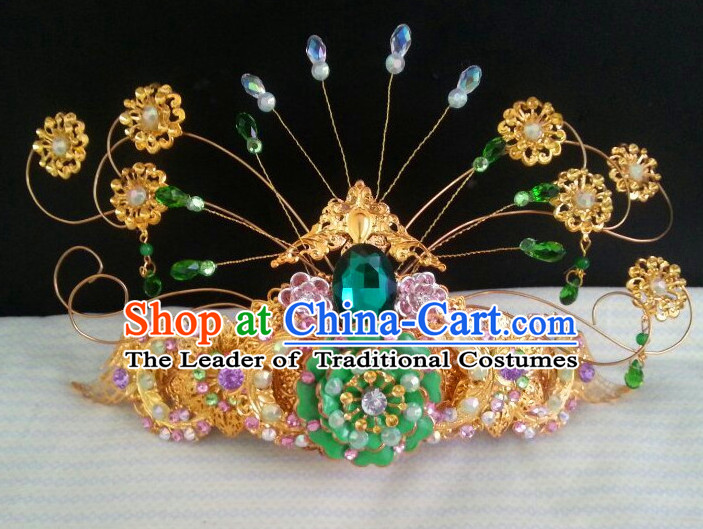 Chinese Handmade Princess Flower Hair Accessories Headband Headbands Fascinators Wedding Hair Clips