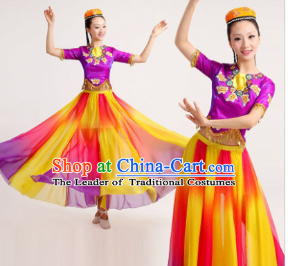 Chinese Folk Dance Costume Dancewear Discount Dane Supply Clubwear Dance Wear China Wholesale Dance Clothes for Women