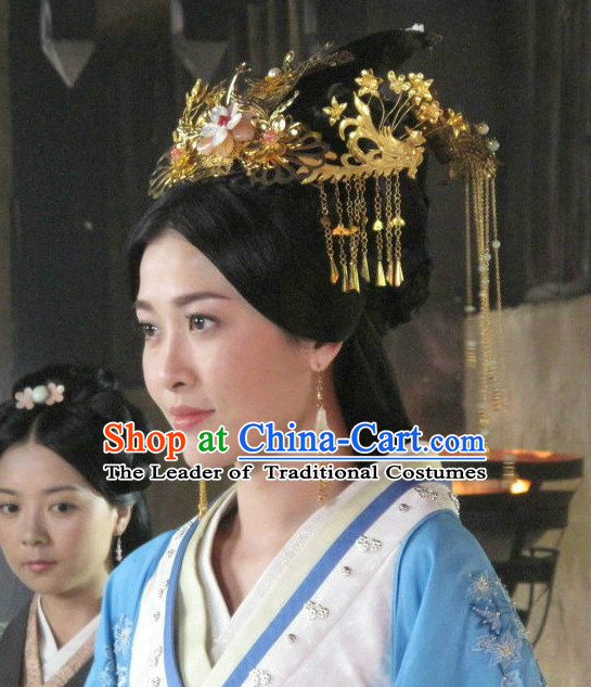 Chinese Handmade Princess Flower Hair Accessories Headband Headbands Fascinators Wedding Hair Clips