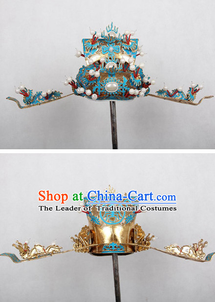 Chinese Opera Prime Minister Headwear Headpieces Hat