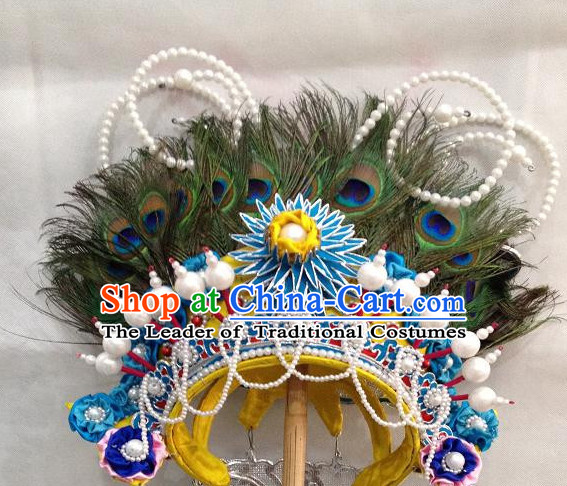 Ancient Chinese Opera Cantonese Opera Emperor Peacock Hat