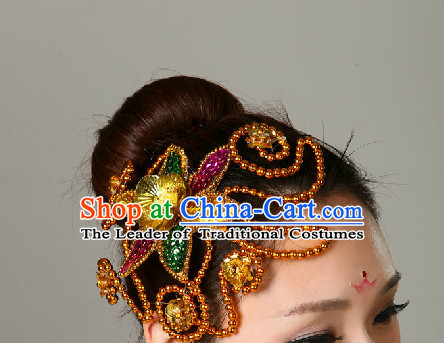 Asian Folk Dance Hair Accessories