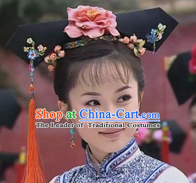 Qing Dynasty Palace Lady Manchu Hair Accessories