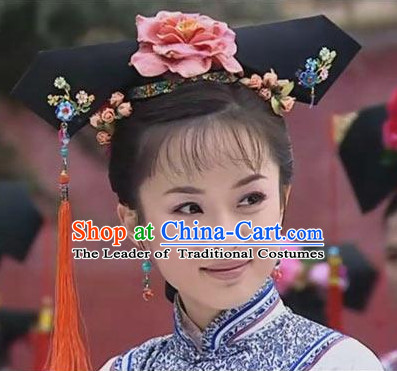 Qing Dynasty Palace Lady Manchu Hair Accessories