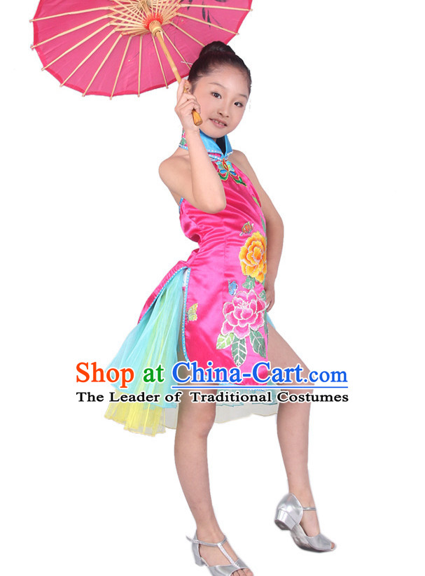 Chinese Kids Dance Costume Competition Dance Costumes