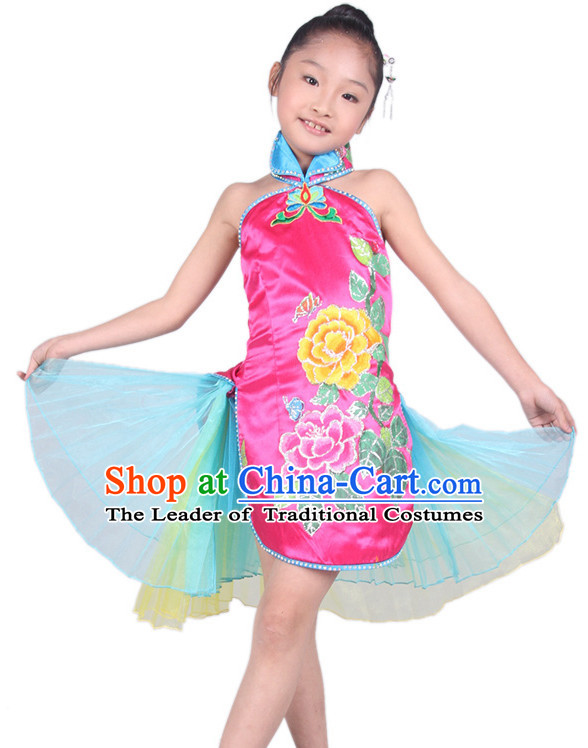 Chinese Kids Dance Costume Competition Dance Costumes
