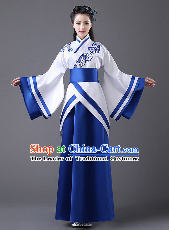 Chinese Classic Hanfu Competition Dance Costume Group Dancing Costumes for Women