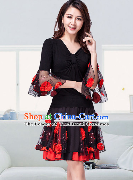 China Style Modern Dance Costume Ideas Dancewear Supply Dance Wear Dance Clothes Suit