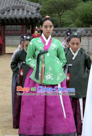 Royal Korean Princess Hanbok Outfits for Girls