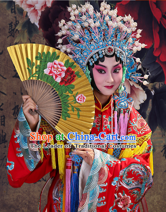 Chinese Opera Costume Beijing Peking Opera Costumes Helmet Headwear Stage