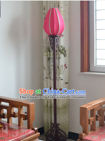 Chinese Classic Handmade Floor Lotus Lantern