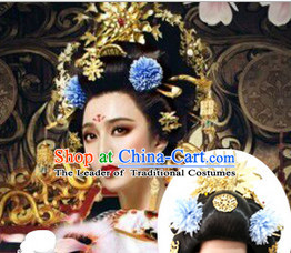 Ancient Chinese Empress Hair Jewelry and Wigs