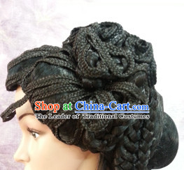 Chinese Ancient Beauty Wig Female Hairstyle Long Black Wigs