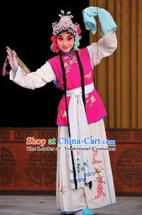 Ancient Chinese Opera Embroidered Costume Complete Set for Women or Girls