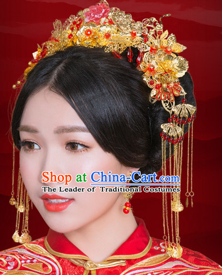 Traditional Chinese Style Wedding Crowns