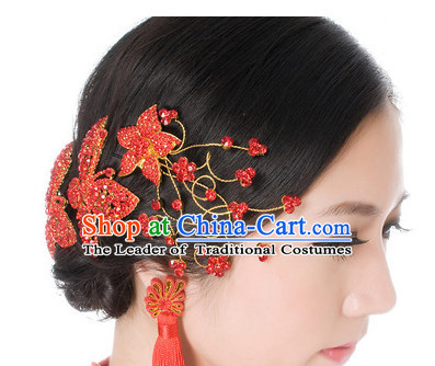 Traditional Chinese Princess Brides Wedding Headpieces Decorations