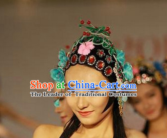 Chinese Opera Hair Accessories Headwear Headdress Hair Accessory Wig Set