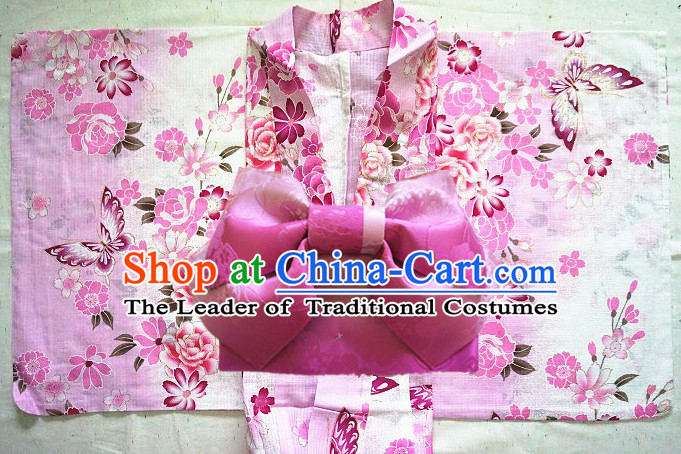 Top Authentic Traditional Japanese Kimonos Kimono Dress Yukata Clothing Robe Garment Complete Set for Women Ladies Girls