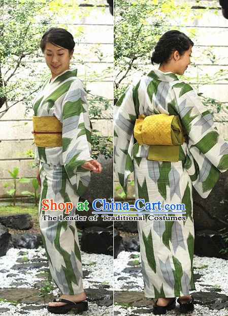 Top Authentic Traditional Japanese Kimonos Kimono Dress Yukata Clothing Robe online Complete Set for Women