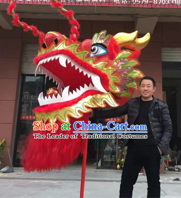 Chinese Classic Big Display or Play Handmade Dragon Head