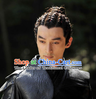 Chinese Ancient Male Black Wigs