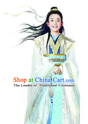Ancient Chinese Emperor  Royal Dresses Imperial Prince Robe Clothes Complete Set