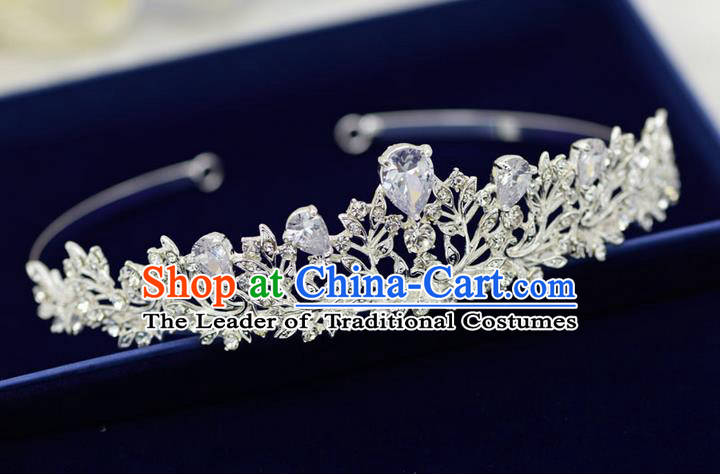 Traditional Jewelry Accessories, Princess Bride Royal Crown, Wedding Hair Accessories, Baroco Style Crystal Headwear for Women