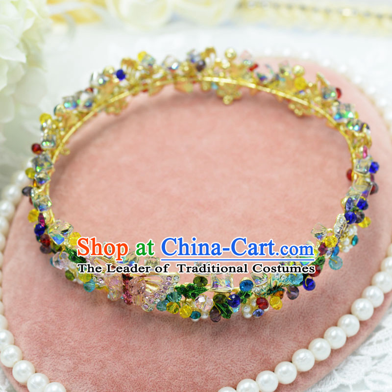 Traditional Jewelry Accessories, Princess Bride Wedding Hair Accessories, Baroco Style Flowers Headwear for Women