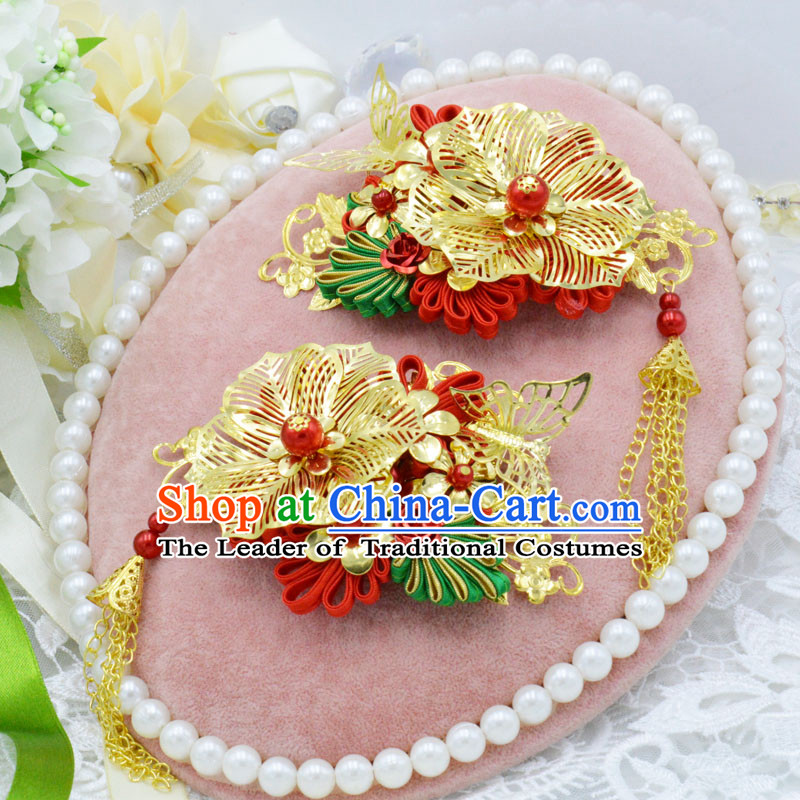 Chinese Ancient Style Hair Jewelry Accessories, Hairpins, Princess Hanfu Xiuhe Suit Wedding Bride Hair Accessories for Women