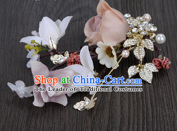 Traditional Jewelry Accessories, Princess Wedding Hair Accessories, Bride Wedding Hair Accessories, Baroco Style Flowers for Women