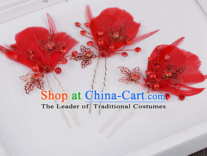 Traditional Jewelry Accessories, Princess Wedding Hair Accessories, Bride Wedding Hair Accessories, Baroco Style Feather Headwear for Women