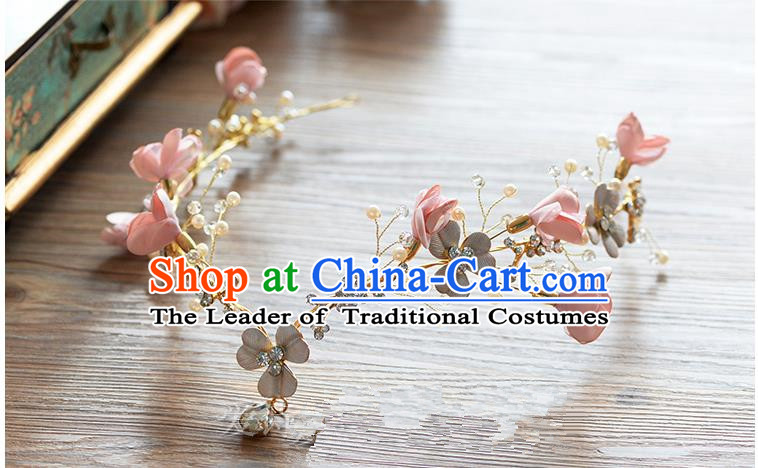 Traditional Jewelry Accessories, Princess Wedding Hair Accessories, Bride Wedding Hair Accessories, Baroco Style Flowers Headwear for Women