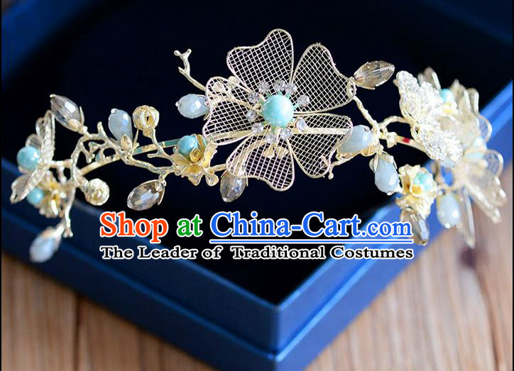 Traditional Jewelry Accessories, Princess Wedding Hair Accessories, Bride Wedding Hair Accessories, Baroco Style Flowers Headwear for Women