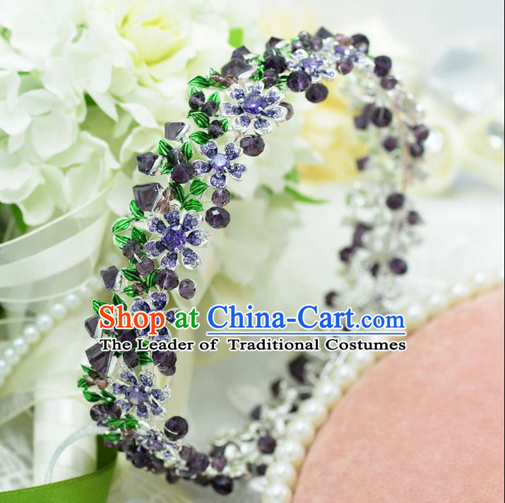 Traditional Jewelry Accessories, Palace Princess Bride Royal Crown, Queen Engagement Royal Crown, Wedding Hair Accessories, Baroco Style Flowers Headwear for Women