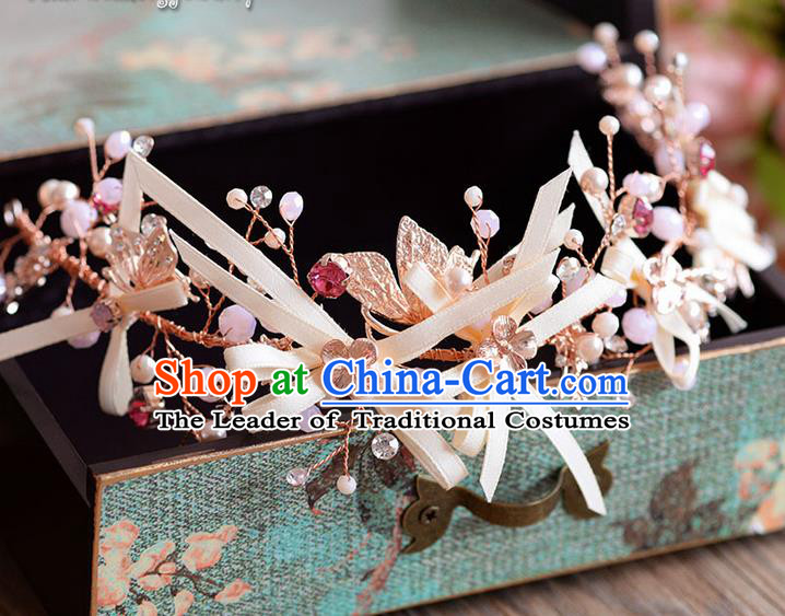 Traditional Jewelry Accessories, Princess Hair Accessories, Bride Wedding Hair Accessories, Headwear, Baroco Style Crystal Hair Claw for Women