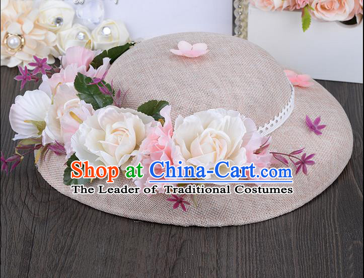 Traditional Jewelry Accessories, Princess Hair Accessories, Bride Wedding Hair Accessories, Hat, Baroco Style Hats for Women