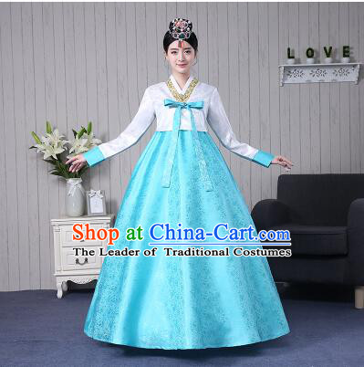 Korean Ancient Clothes Traditional Costumes Wedding Full Dress Formal Attire Ceremonial Clothes Court Stage Dancing