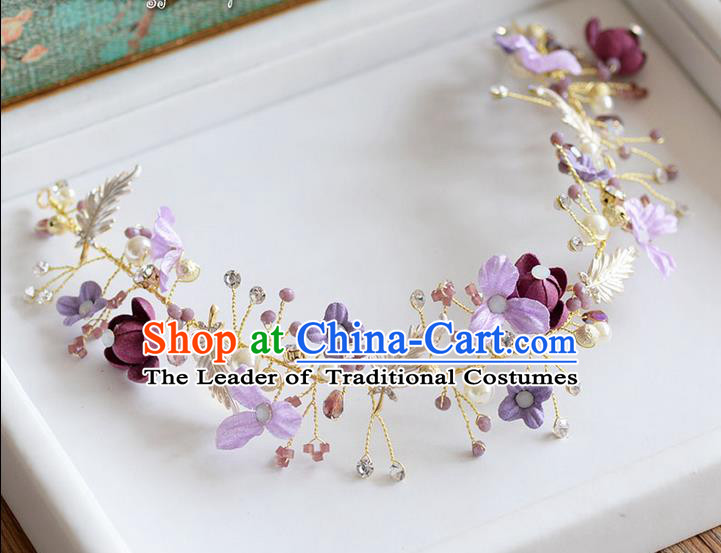 Traditional Jewelry Accessories, Princess Wedding Hair Accessories, Bride Wedding Hair Accessories, Headwear, Baroco Style Handmade Flowers Hair Claw for Women