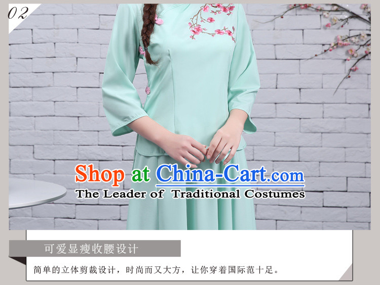 Chinese Traditional Clothes Min Guo Time Female Clothing Nobel Lady Stage costumes Girls