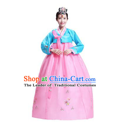 Korean  Formal Attire Traditional Costumes Ancient Clothes Wedding Dress Full Dress Ceremonial Dress Court Stage Dancing Dae Jang Geum