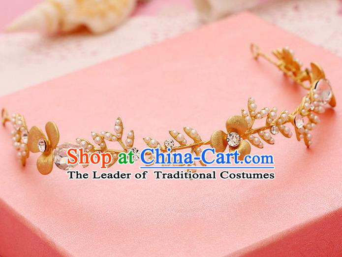 Chinese Wedding Jewelry Accessories, Traditional Bride Headwear, Wedding Tiaras, Imperial Bridal Wedding Crystal Royal Crown Hair Clasp