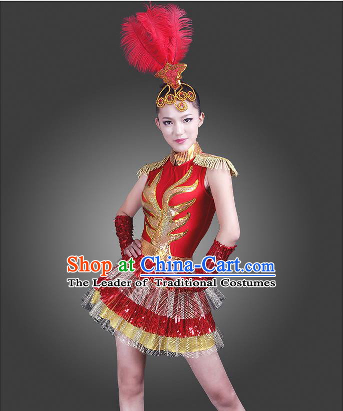 High-quality Dancewear Costumes for Jazz, Tap, Lyrical, Hip Hop and Ballet, Folk Dance Costume, Jazz Dancing Cloth for Kids